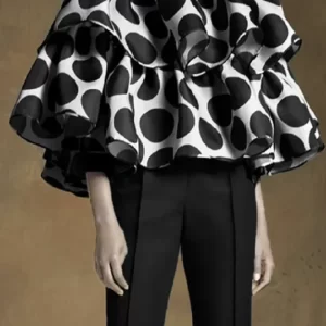 Lamae's Polka Dot Couture Blouse
